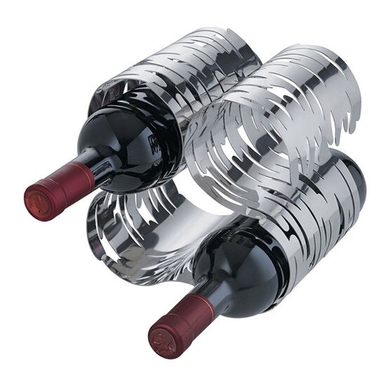 Alessi Barkcellar Bottlerack Silver