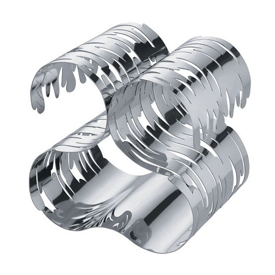 Alessi Barkcellar Bottlerack Silver