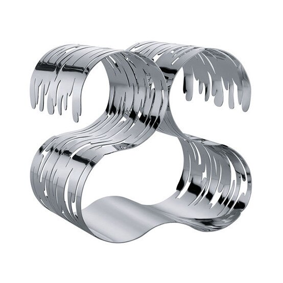 Alessi Barkcellar Bottlerack Silver