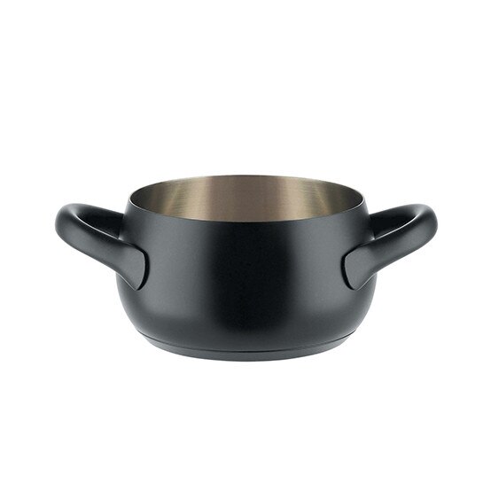 Alessi Mami 1.75 Qt Casserole in Matte Black
