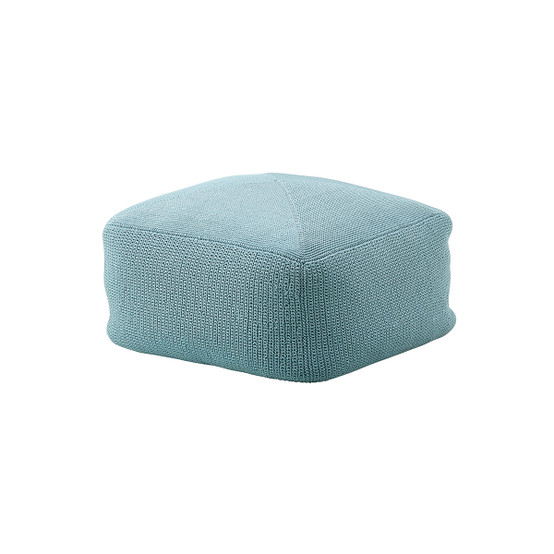 Divine Footstool in Turquoise