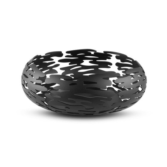 Alessi Barknest Round Basket Black