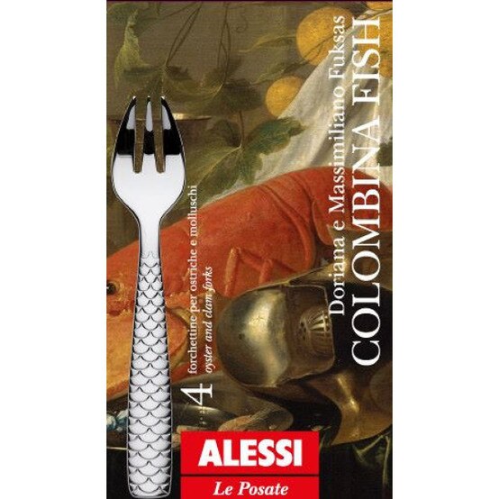 Alessi Colombina Fish Oyster Fork