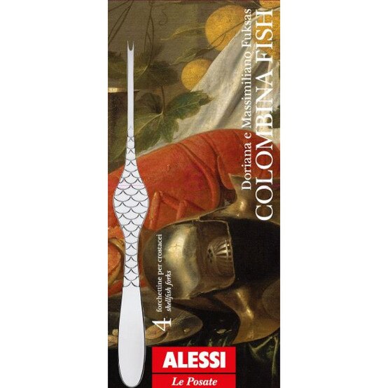 Alessi Colombina Shellfish Fork