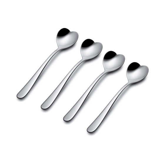 Alessi Big Love Tea Spoons Silver