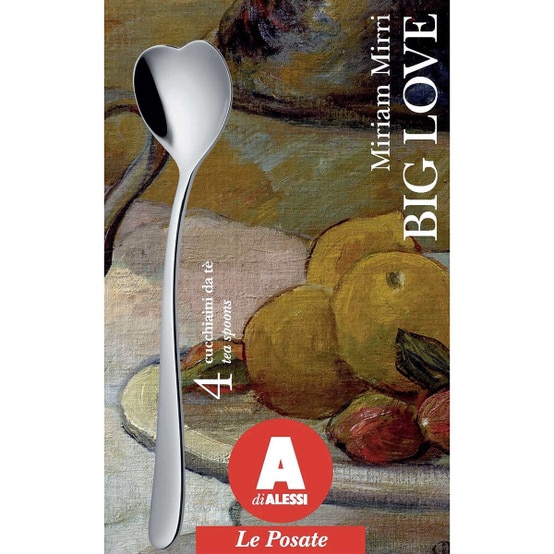 Alessi Big Love Tea Spoons Silver