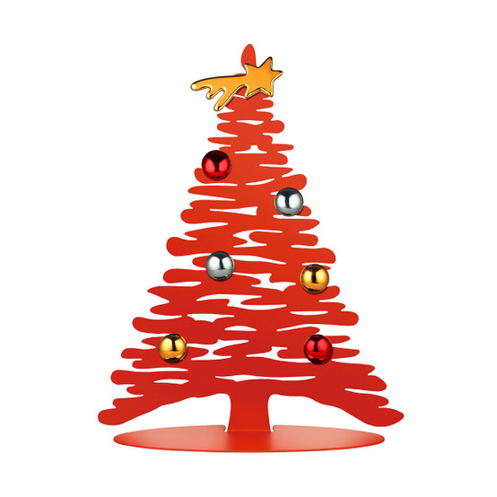 Alessi Bark Christmas Ornament Red