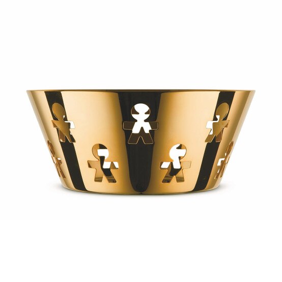Alessi Girotondo L Basket 24k Gold
