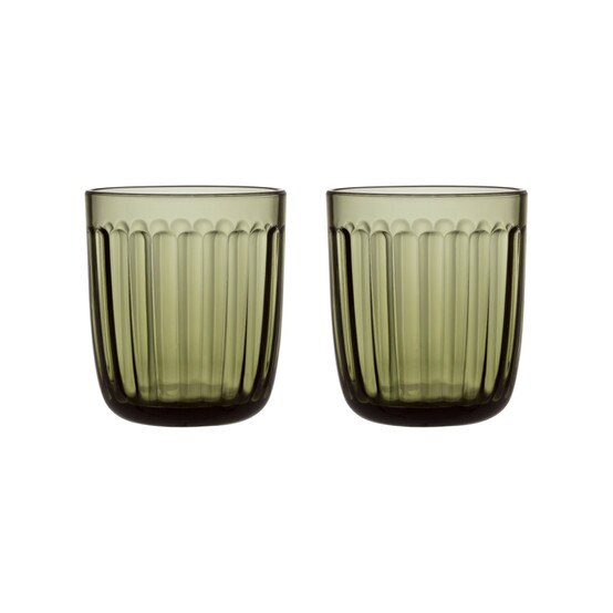 Raami Tumbler Moss Green set of 2 | by iittala