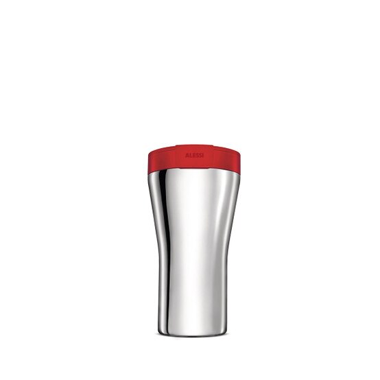 Alessi Caffa Travel Mug in Red