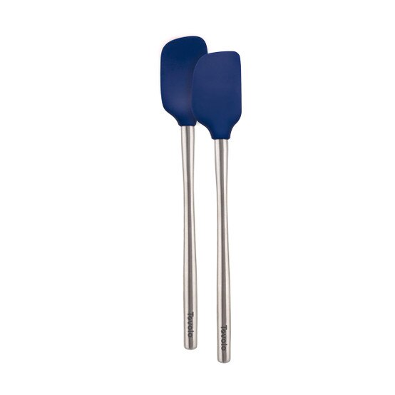 Tovolo FLEX-CORE All Silicone Mini Spatula & Spoonula, cayenne