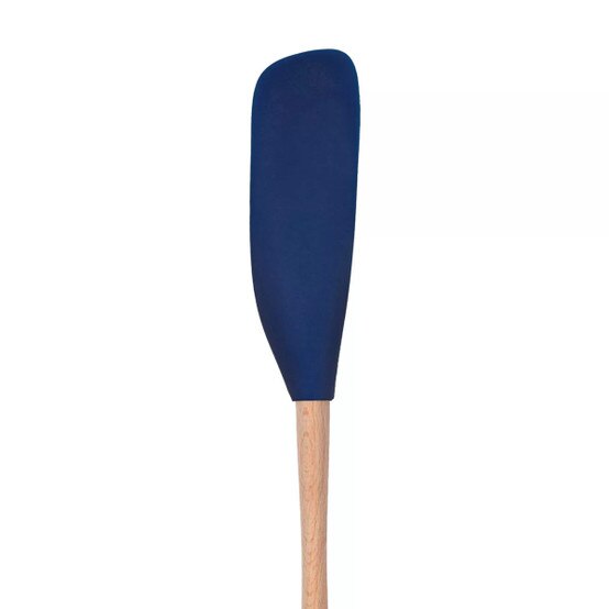 Tovolo Deep Indigo Flex-Core Wood Handled Jar Scraper