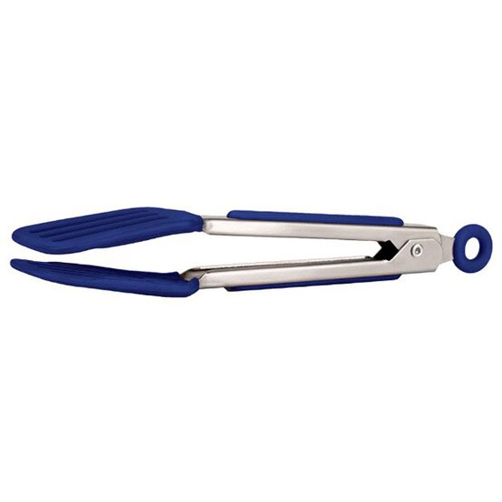 Tovolo Mini Silicone Turner Tongs - Gray