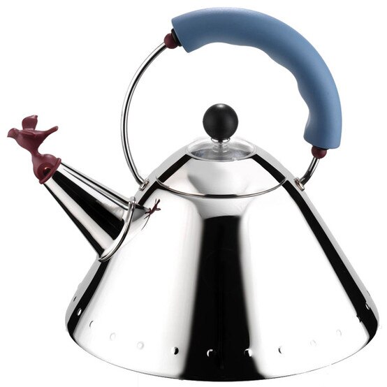 Alessi Signature Kettle Blue Handle