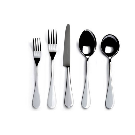 English Stainless Steel 5 piece Place Setting