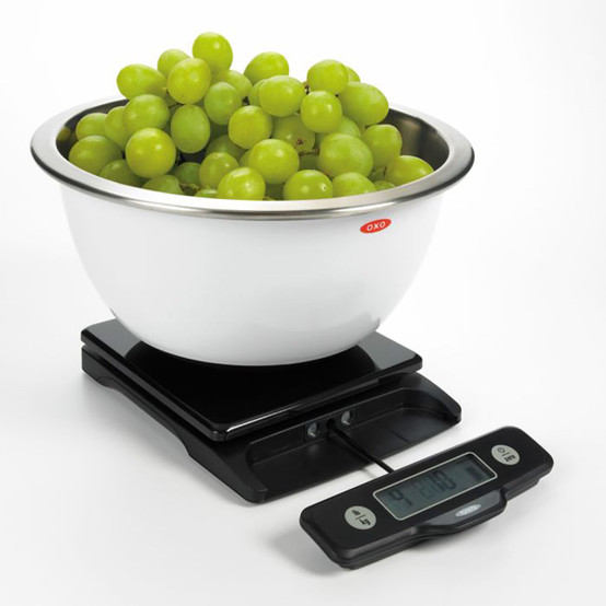Good Grips 5 lb Food Scale W/ Pull Out Display in Black
