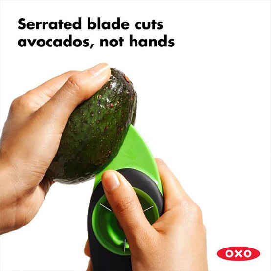 OXO 3-in-1 Avocado Slicer, green - Duluth Kitchen Co