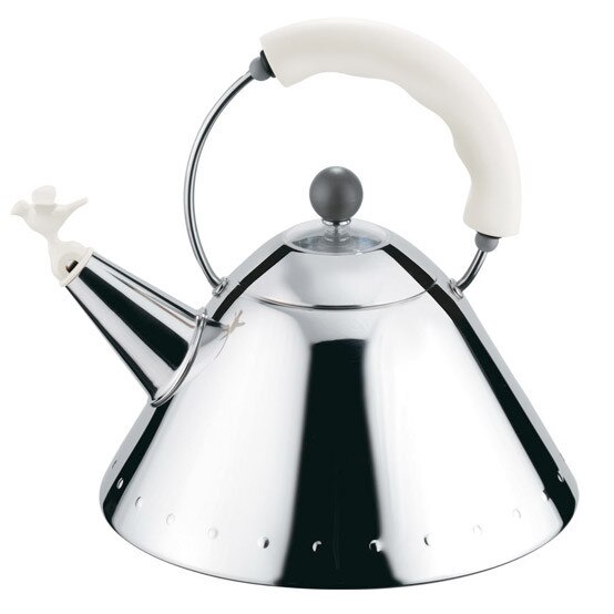 Alessi Sig. Kettle White Handle