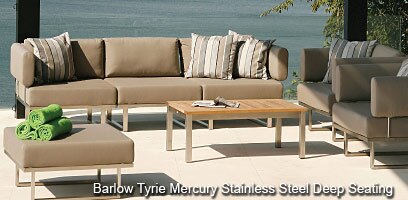 Barlow Tyrie Mercury Stainless Steel furniture